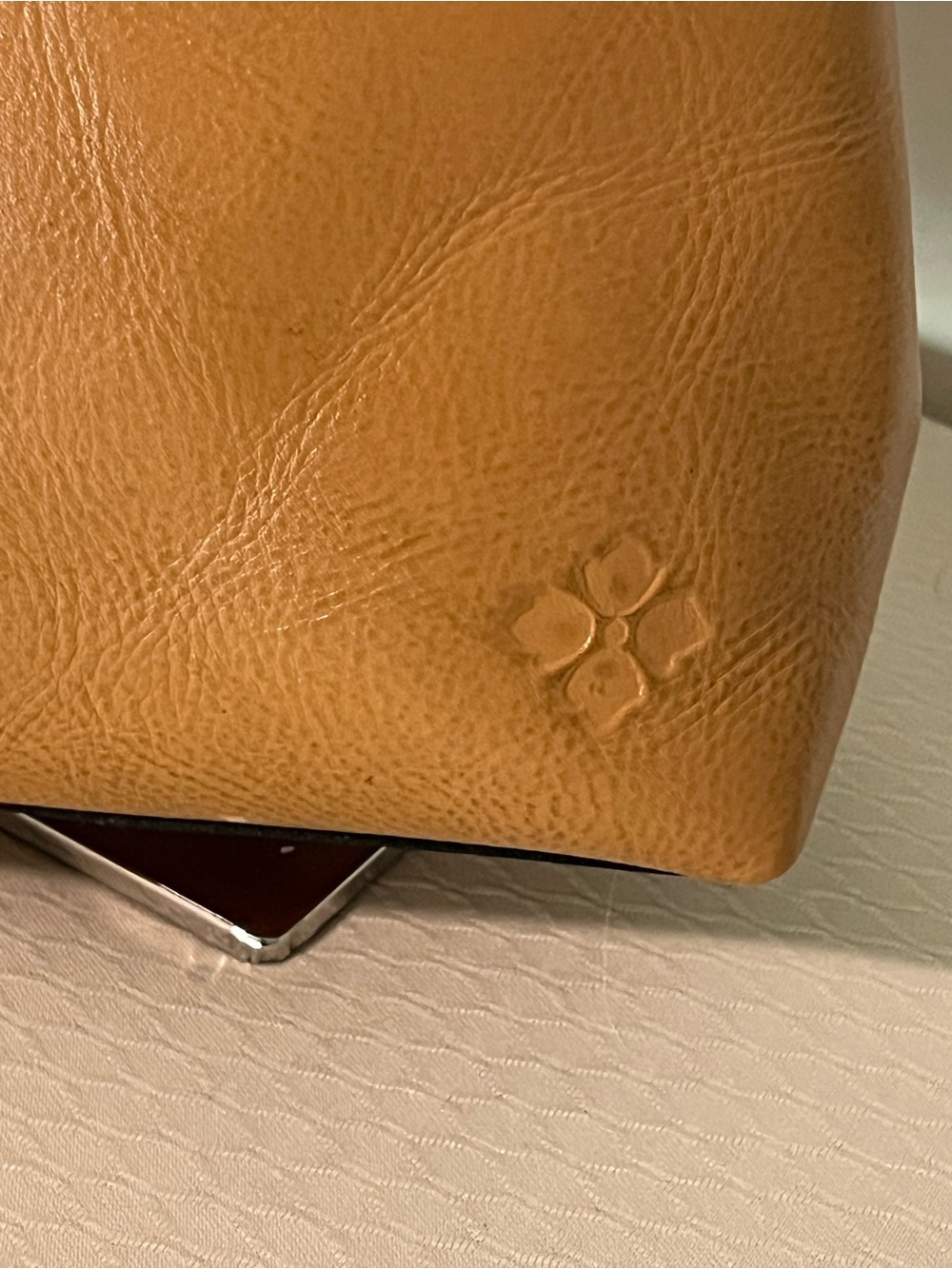 Patricia Nash Novelle Rose Tooled Leather Satchel - Cross Body - Picture 3 of 12